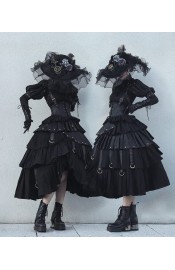 Foxtrot Beloved Of The Mist Corset Skirt and Blouse(Leftovers Stock/Stock is very low/Full Payment Without Shipping)